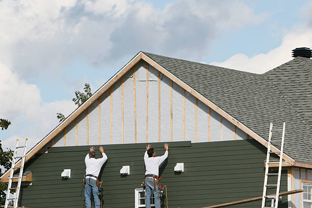 Professional Storm Damage Siding Repair technician working in Raritan, NJ